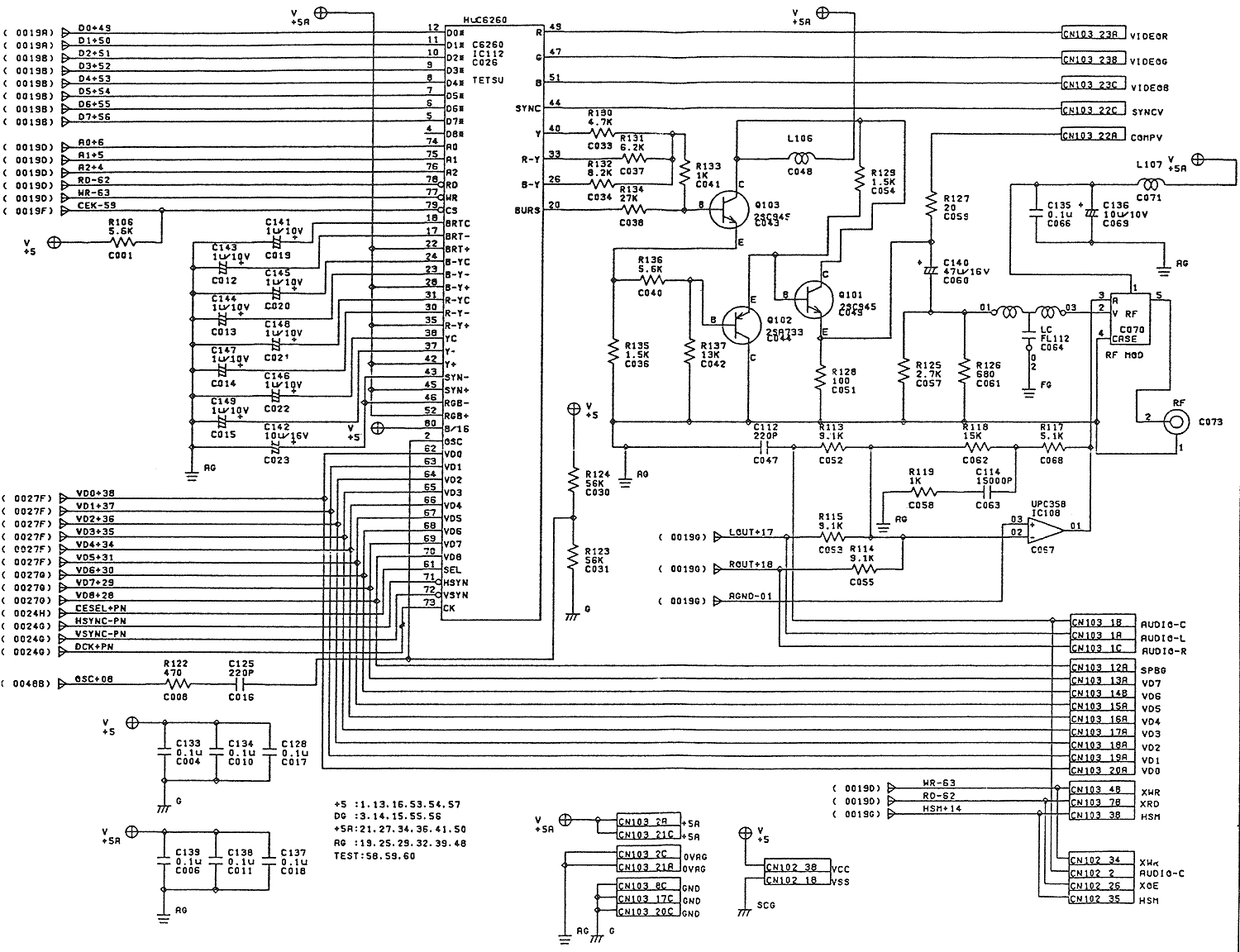 Schematics (NEC PC Engine) - RetroSix Wiki